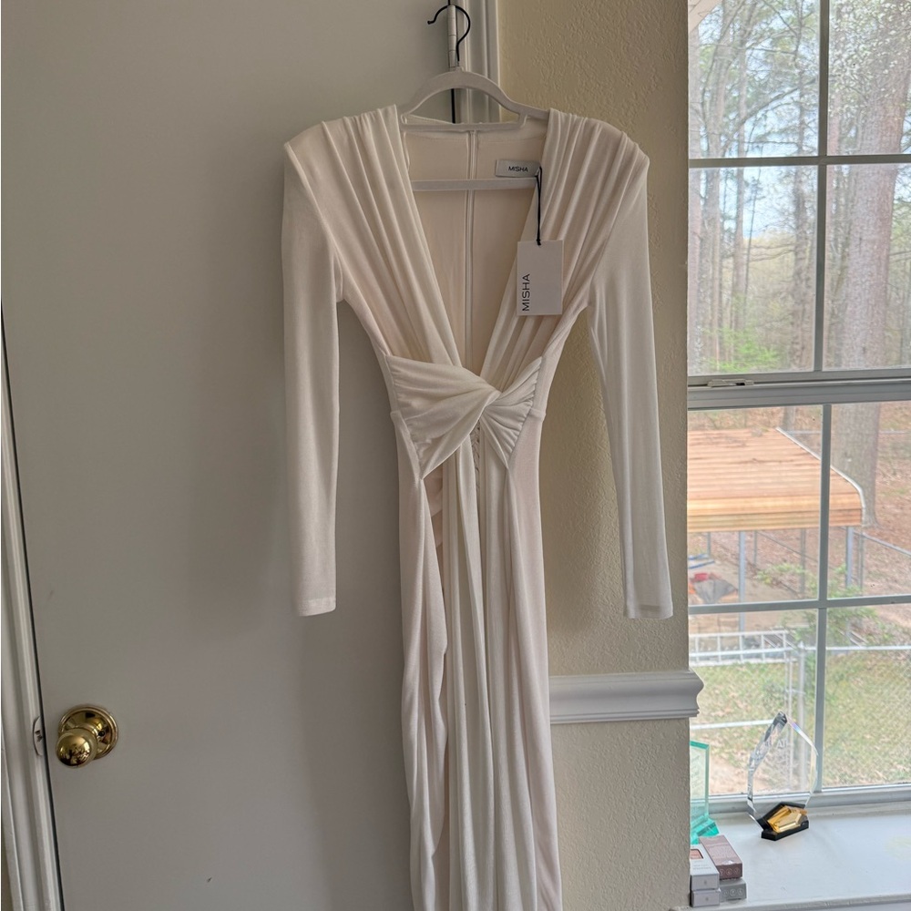 MISHA FRANCIS SLINKY JERSEY MIDI DRESS (bought from anthropology)